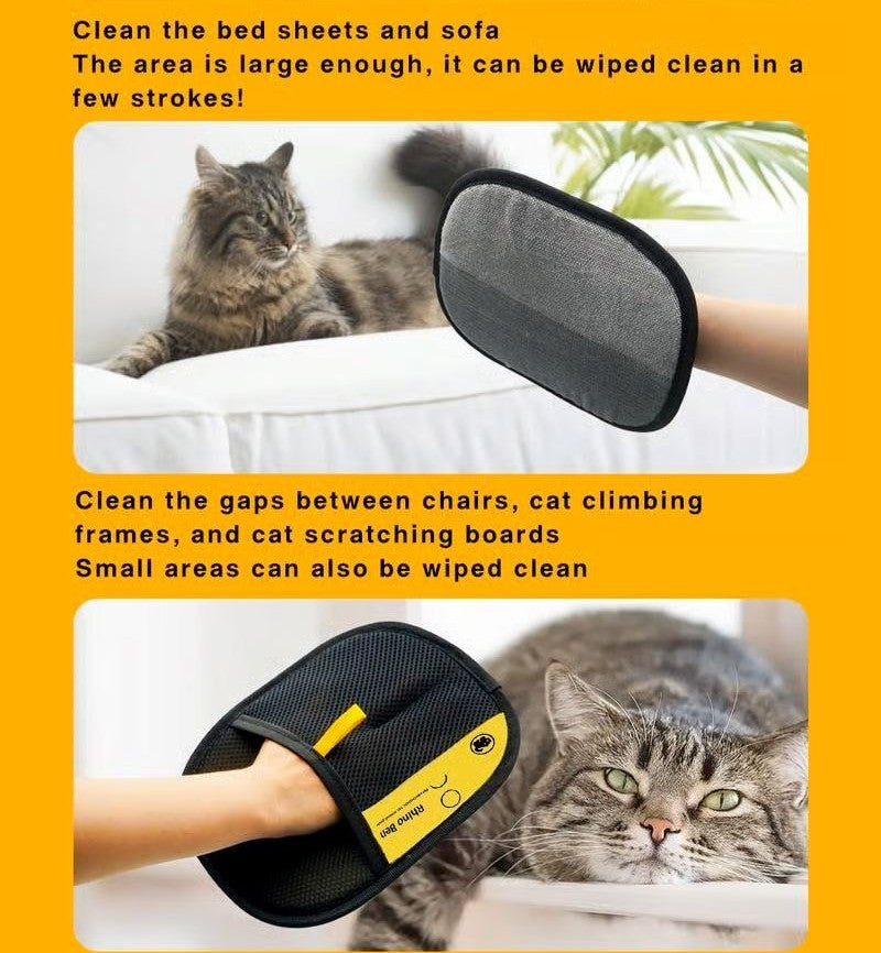 Pet Hair Remover Electrostatic Gloves