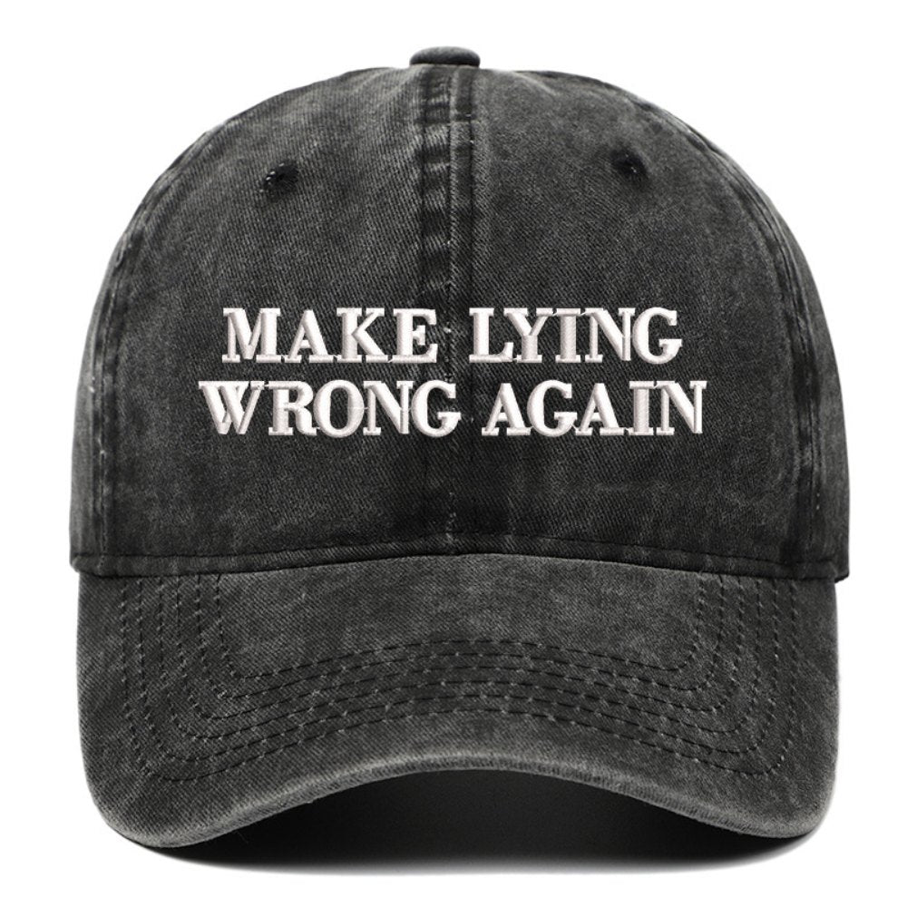 Make Lying Wrong Again Hat