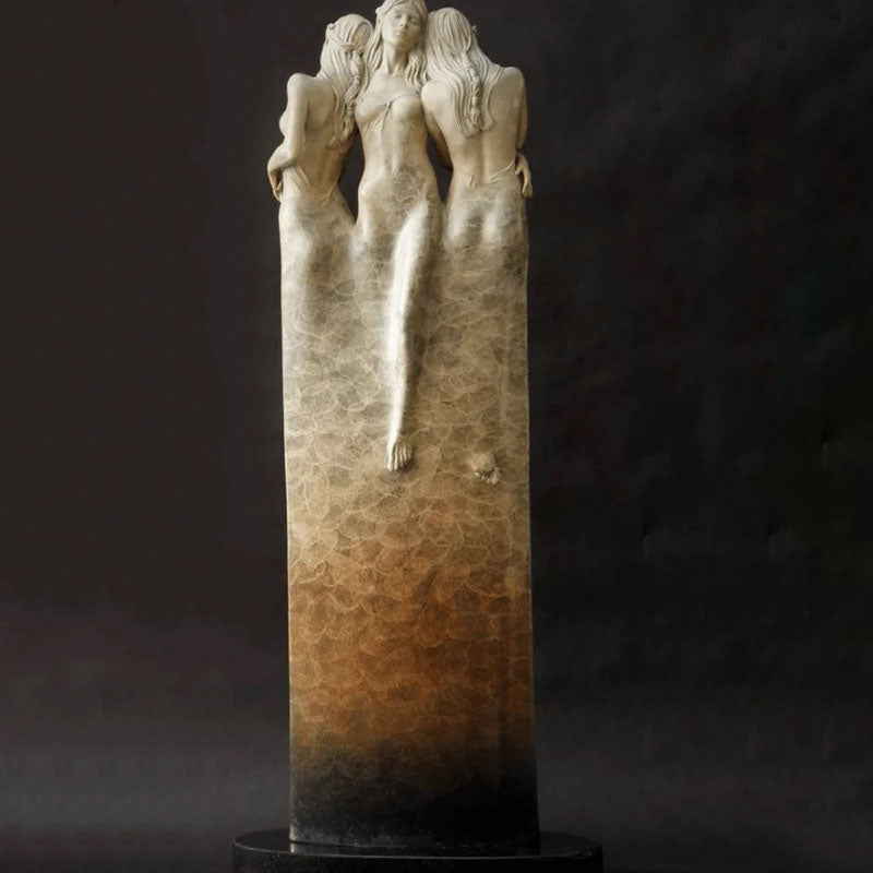 Sculpture of Three Goddess Embracing