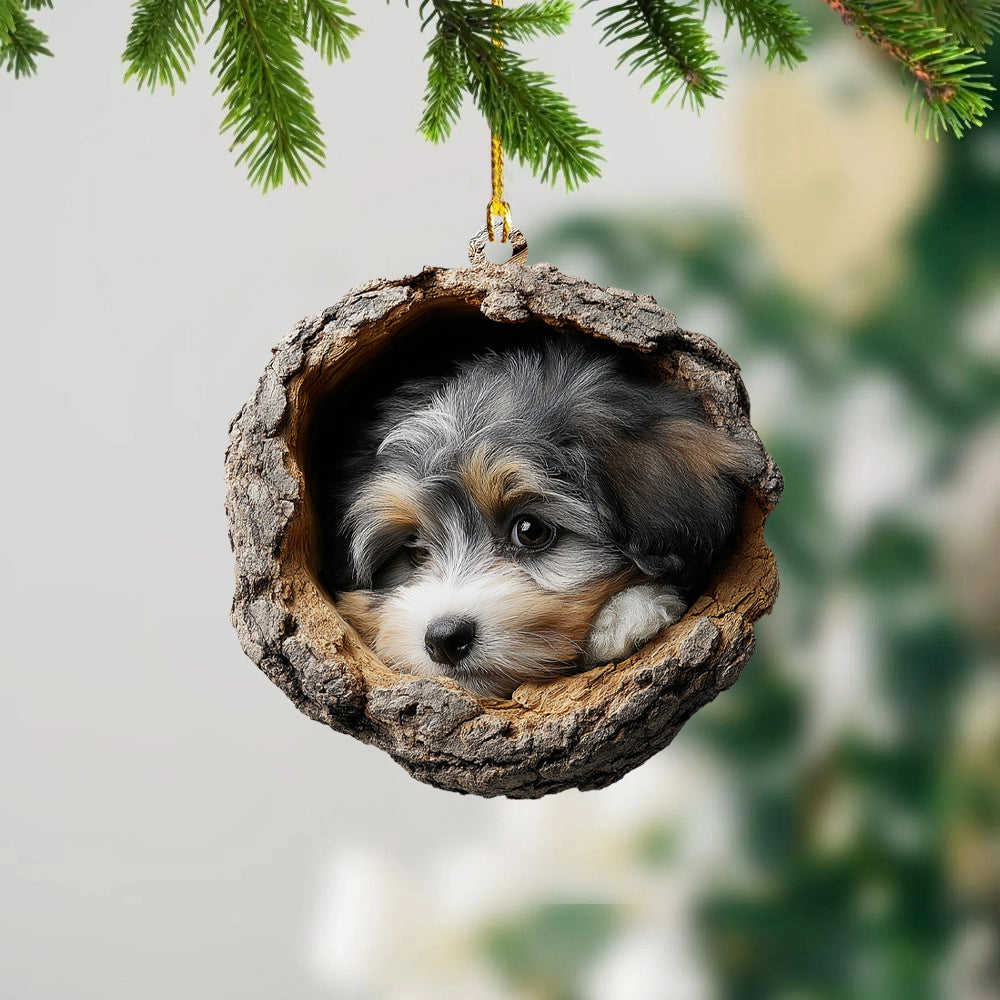 Bernedoodle - Animal Christmas Ornament CH174