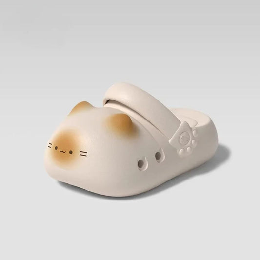 Cat Paw Print Clogs – Cute Cat Lover Slip-On Shoes That Leave Paw Prints