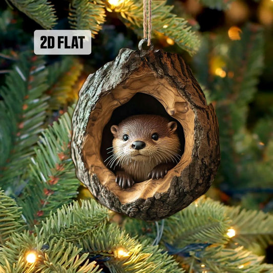 Otter - Animal Christmas Ornament CH083