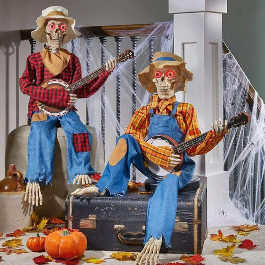 Funny Animated Dueling Banjo Skeletons