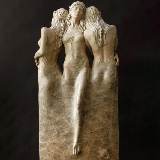Sculpture of Three Goddess Embracing