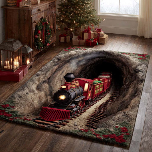 The Christmas Portal - 3D Illusion Area Rug - D543