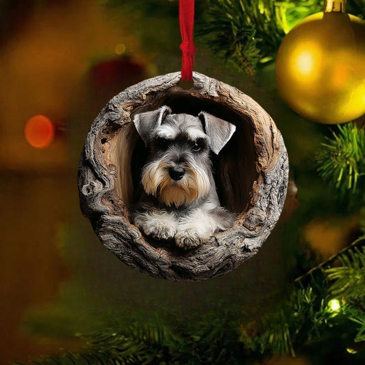 Miniature Schnauzer - Animal Christmas Ornament CH206
