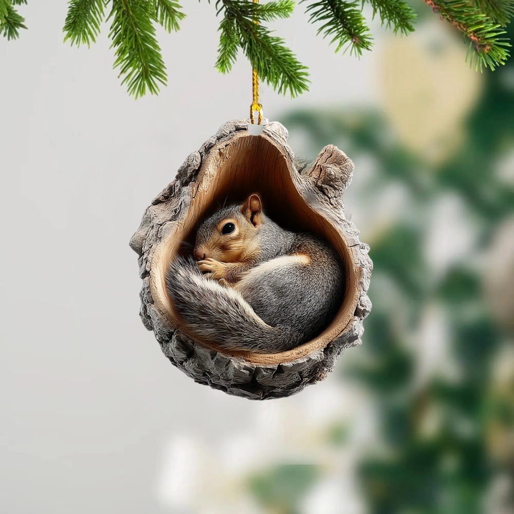 Squirrel - Animal Christmas Ornament CH220