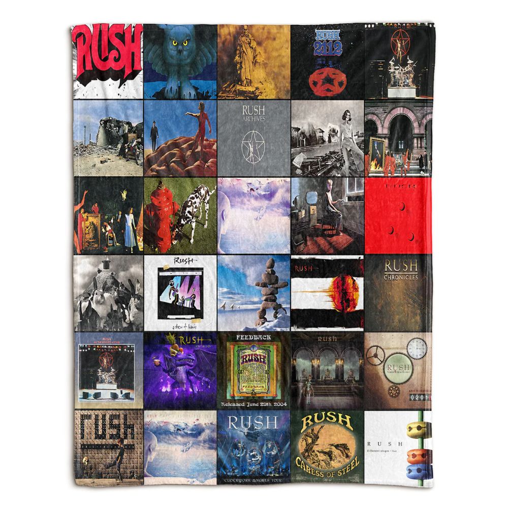 Rush Blanket - D603 - A Progressive Rock Tribute in Ultimate Comfort