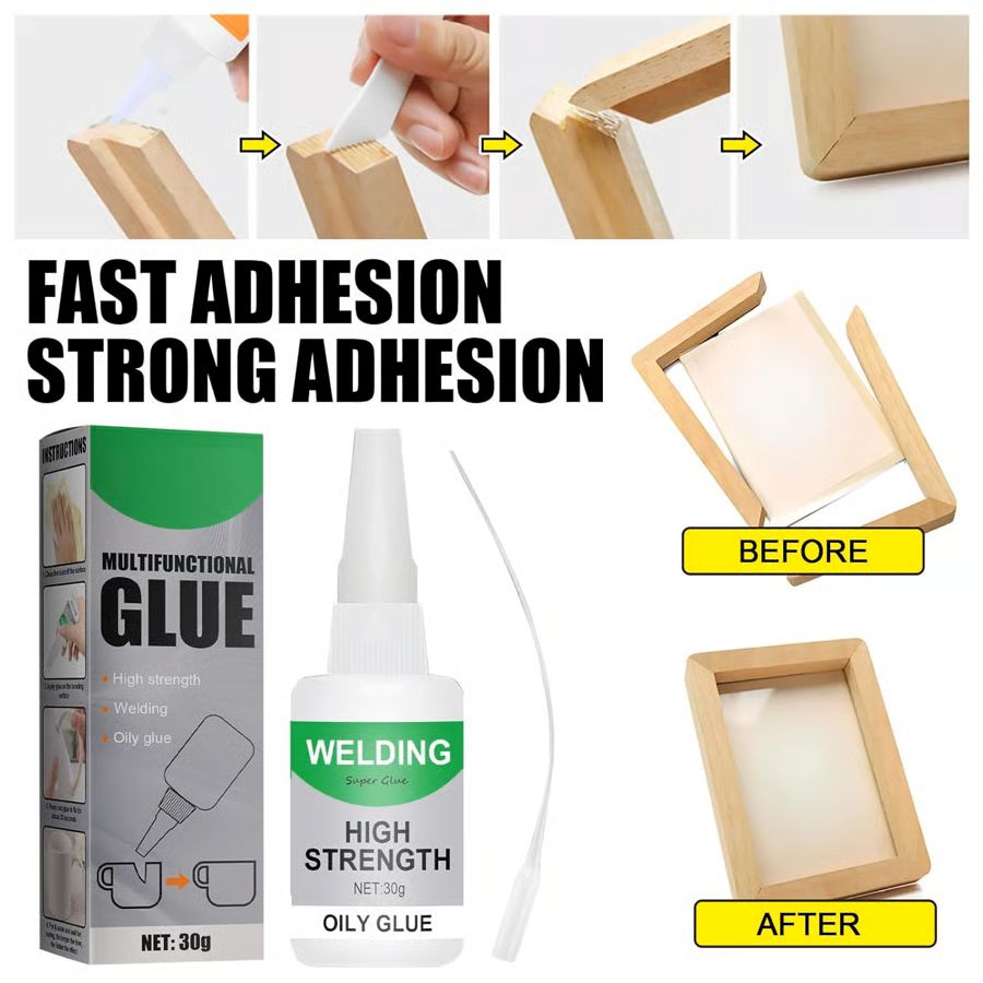 Welding High-Strength Oily Glue