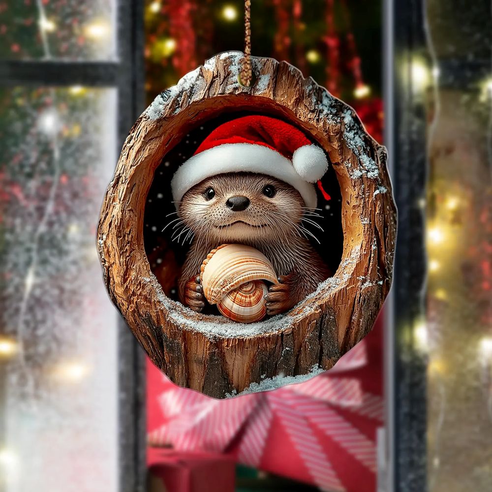 Otter - Animal Christmas Ornament CH081