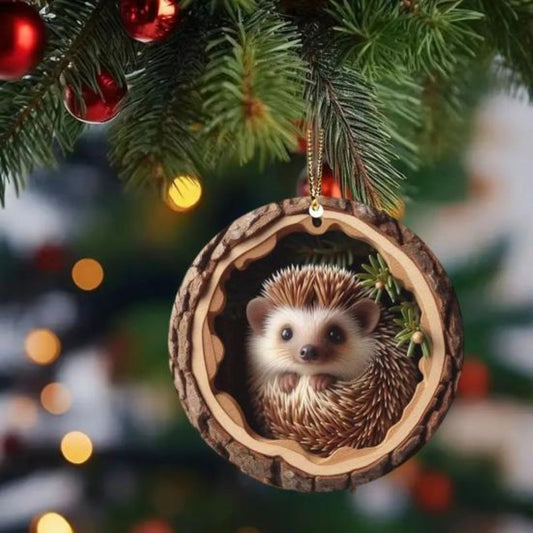 Hedgehog - Animal Christmas Ornament CH108