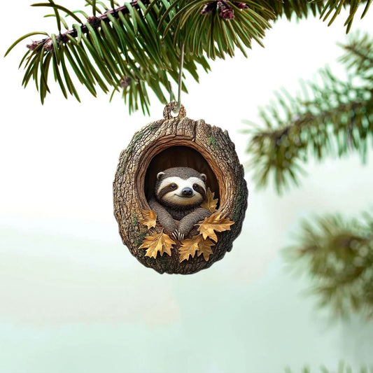 Sloth - Animal Christmas Ornament CH141