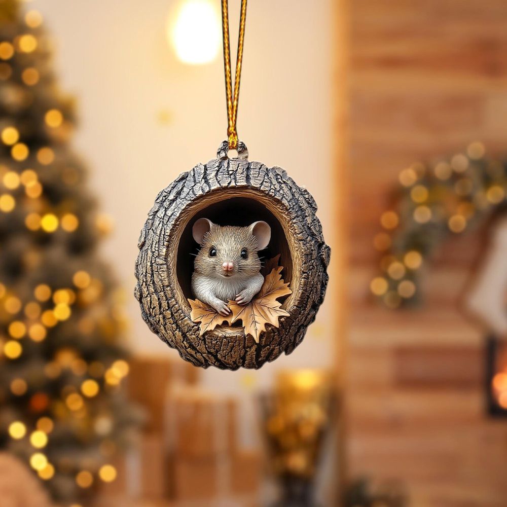 Mouse - Animal Christmas Ornament CH142