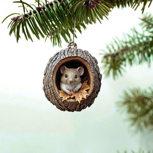 Mouse - Animal Christmas Ornament CH142