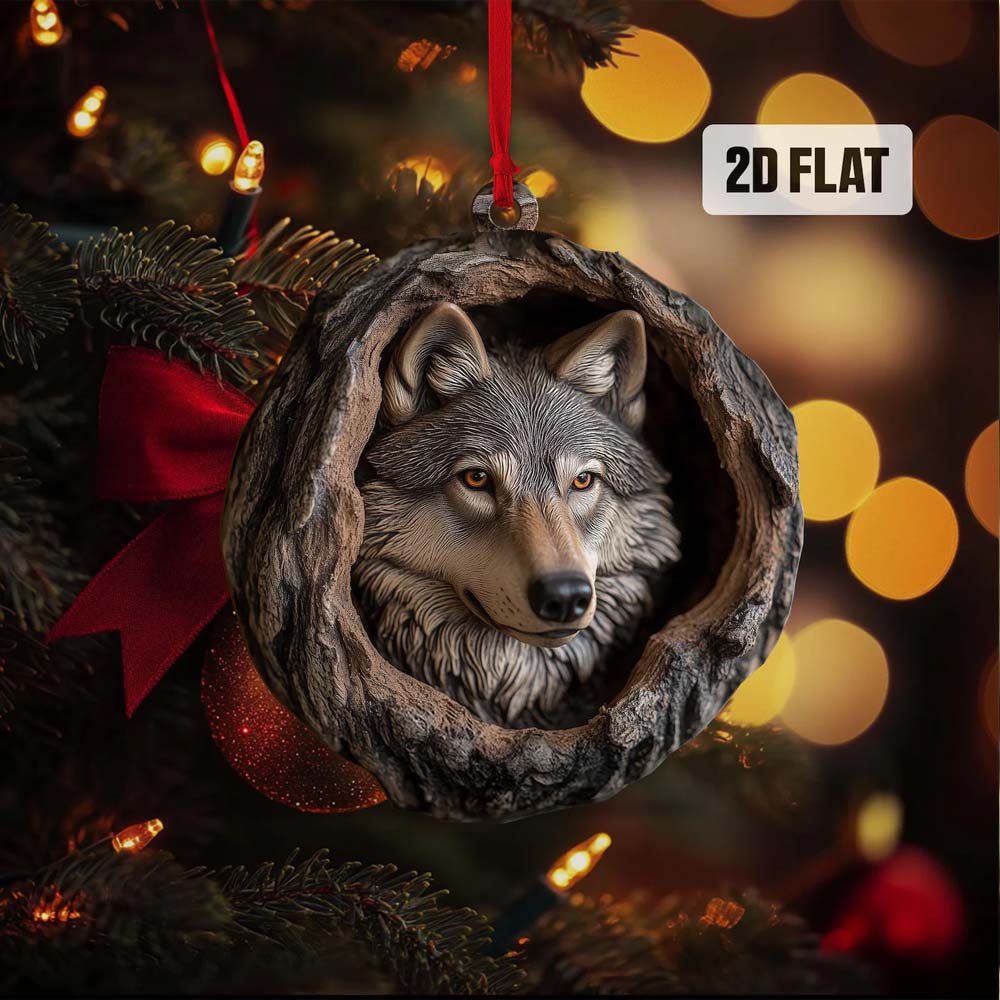 Wolf - Animal Christmas Ornament CH230