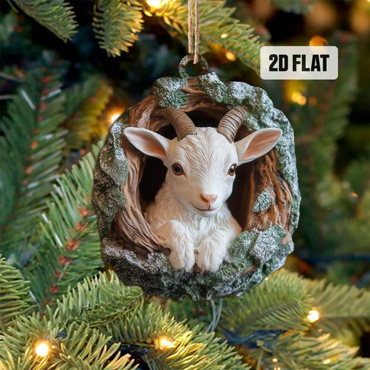 Goat - Animal Christmas Ornament CH231