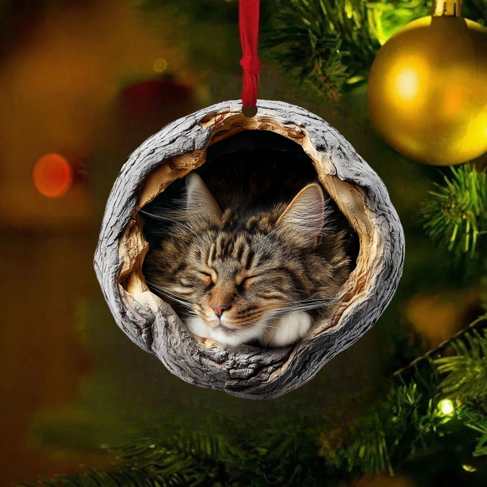 Norwegian Forest Cat - Animal Christmas Ornament CH251
