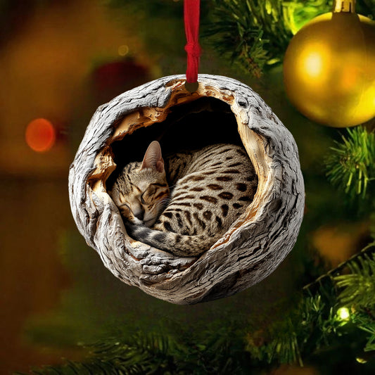 Ocicat - Animal Christmas Ornament CH252