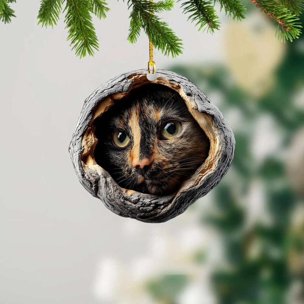 Tortoiseshell Cat - Animal Christmas Ornament CH266