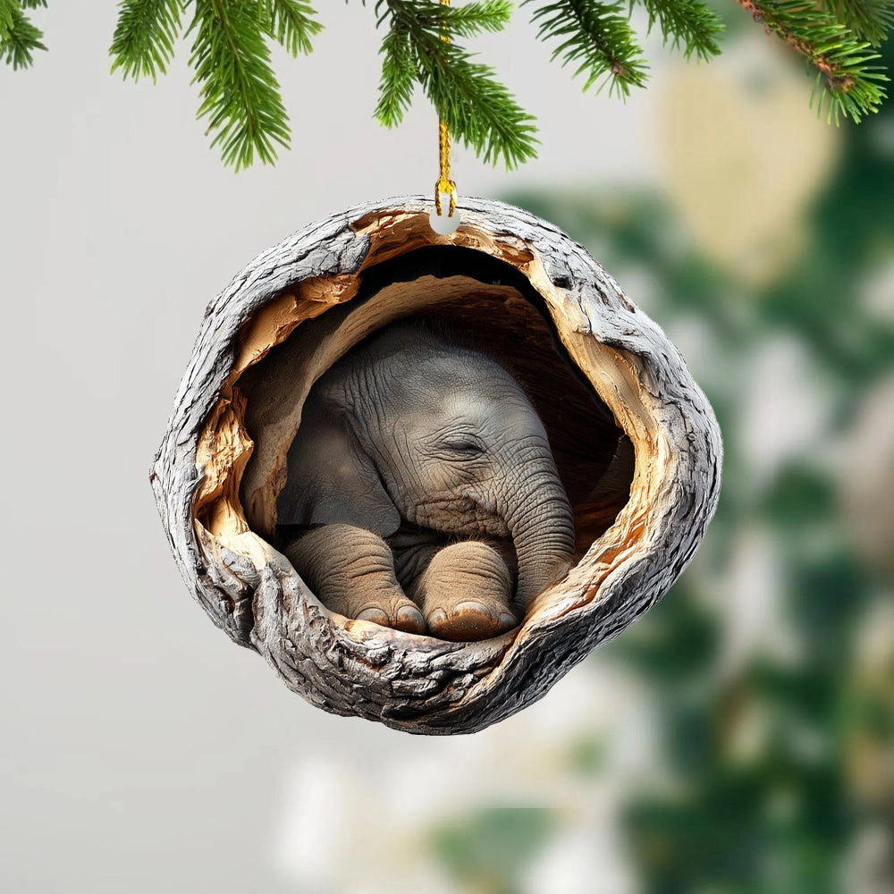 Elephant - Animal Christmas Ornament CH285