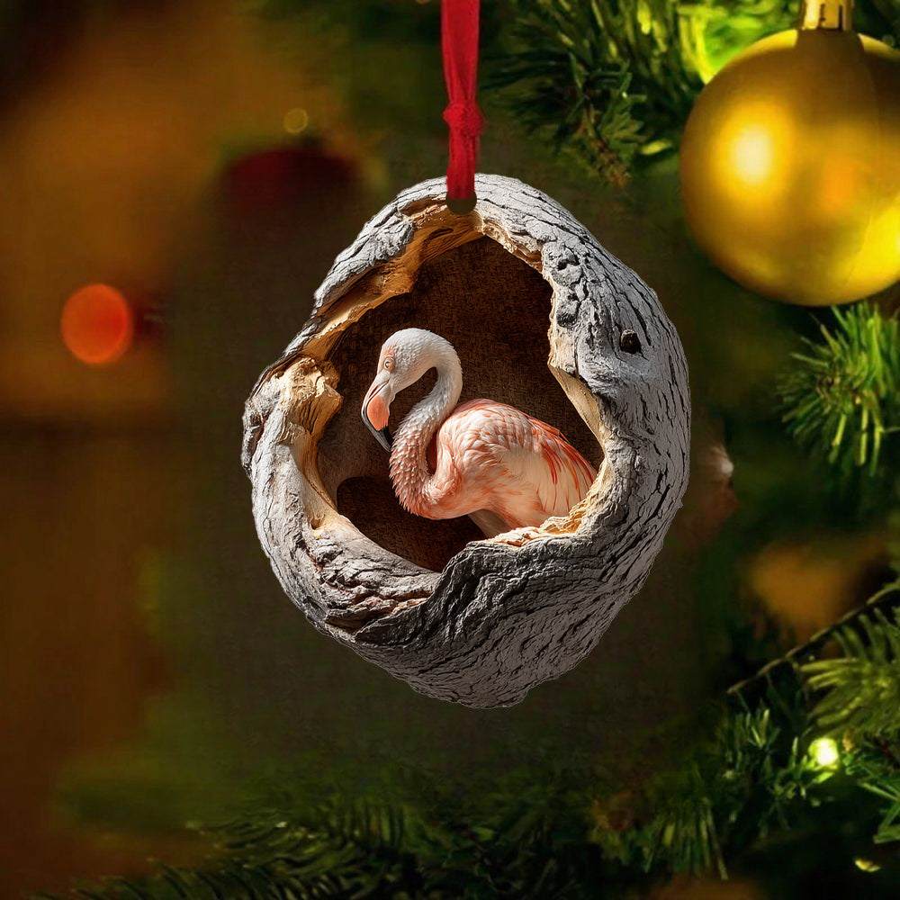 Flamingo - Animal Christmas Ornament CH289