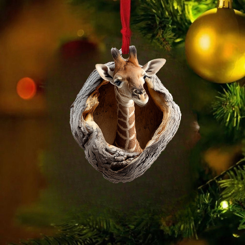 Giraffe - Animal Christmas Ornament CH291