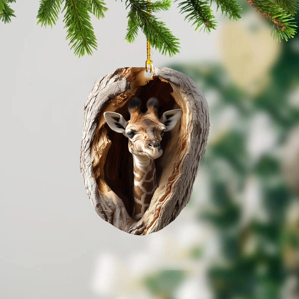Giraffe - Animal Christmas Ornament CH292