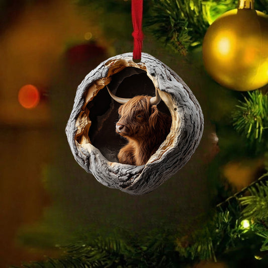 Highland Cattle - Animal Christmas Ornament CH294