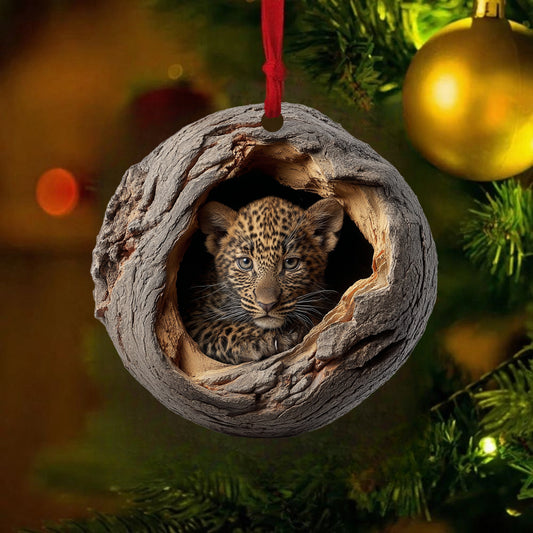 Leopard - Animal Christmas Ornament CH301
