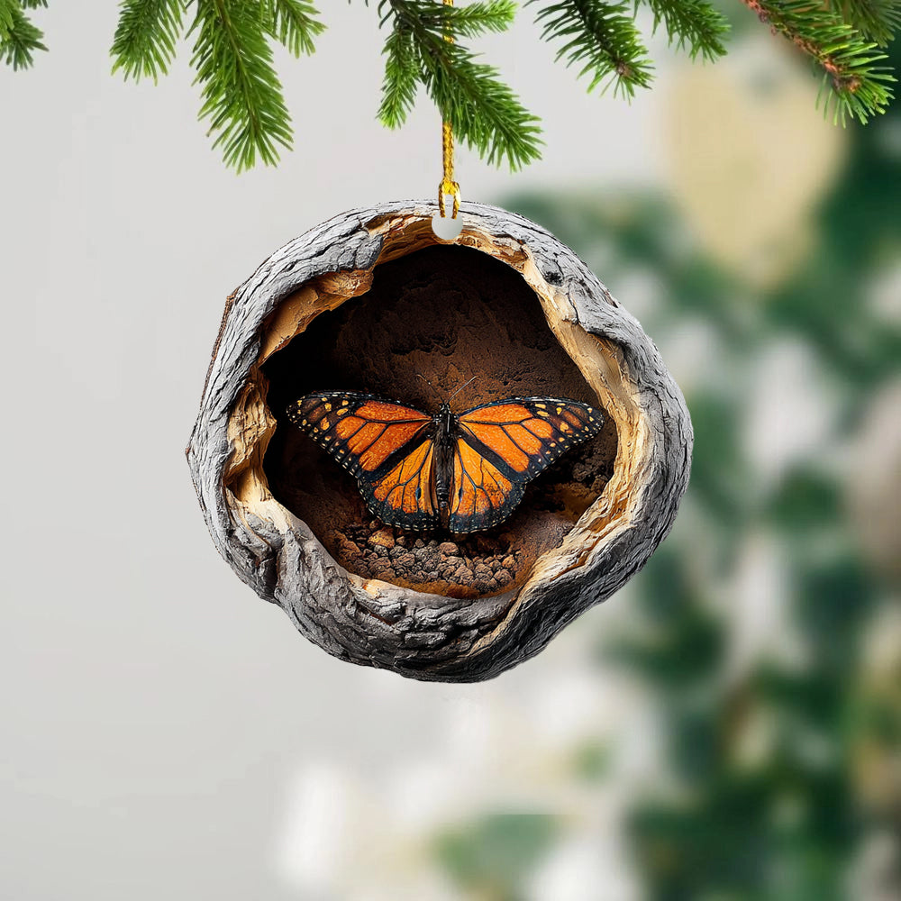 Monarch Butterfly - Animal Christmas Ornament CH306