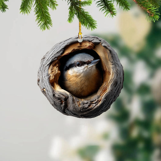 Nuthatch - Animal Christmas Ornament CH307