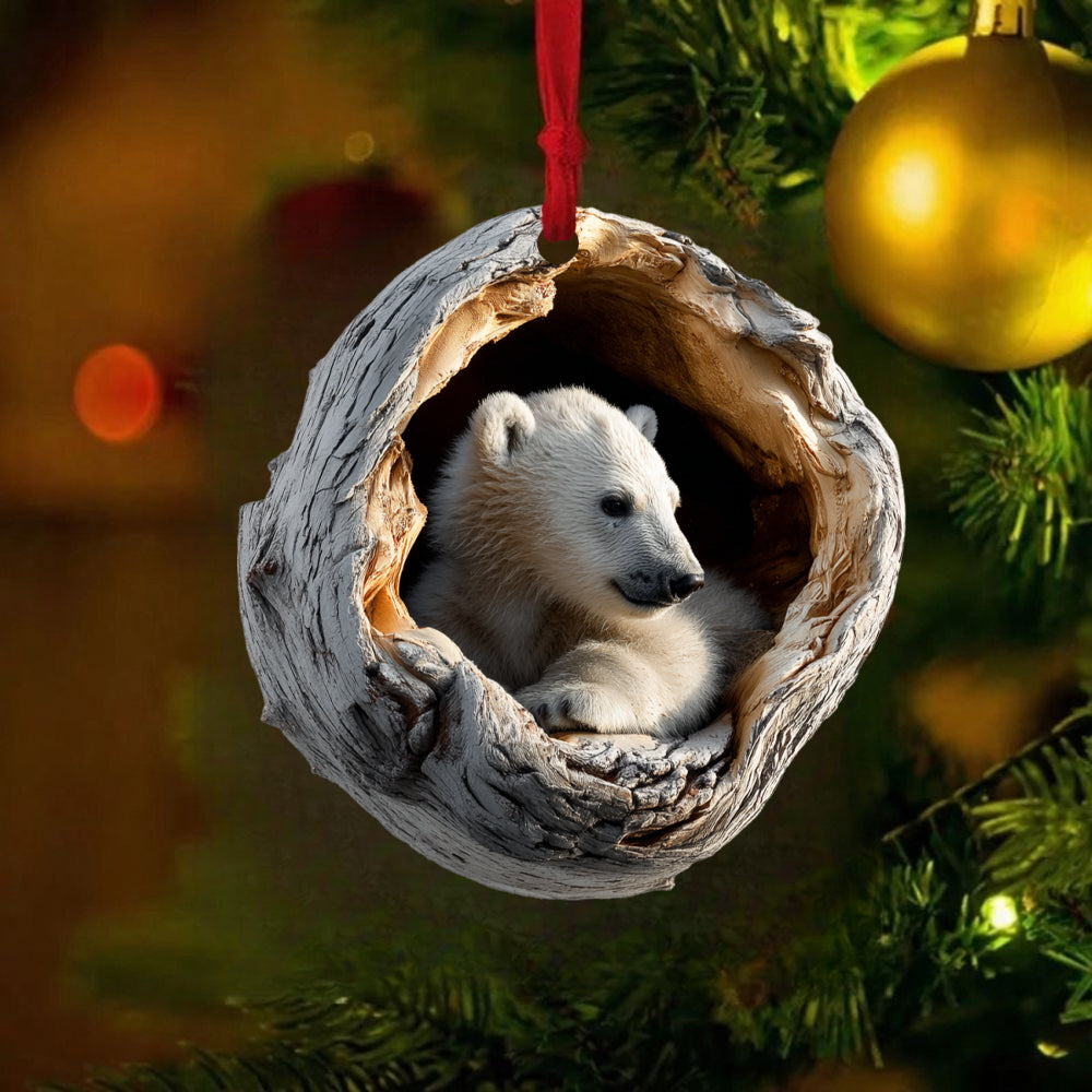 Polar Bear - Animal Christmas Ornament CH311