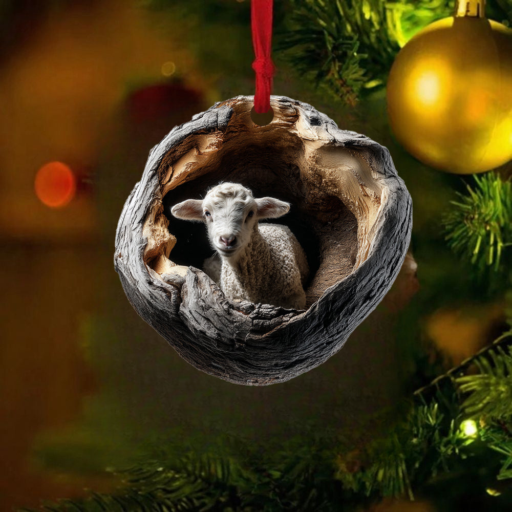 Sheep - Animal Christmas Ornament CH316