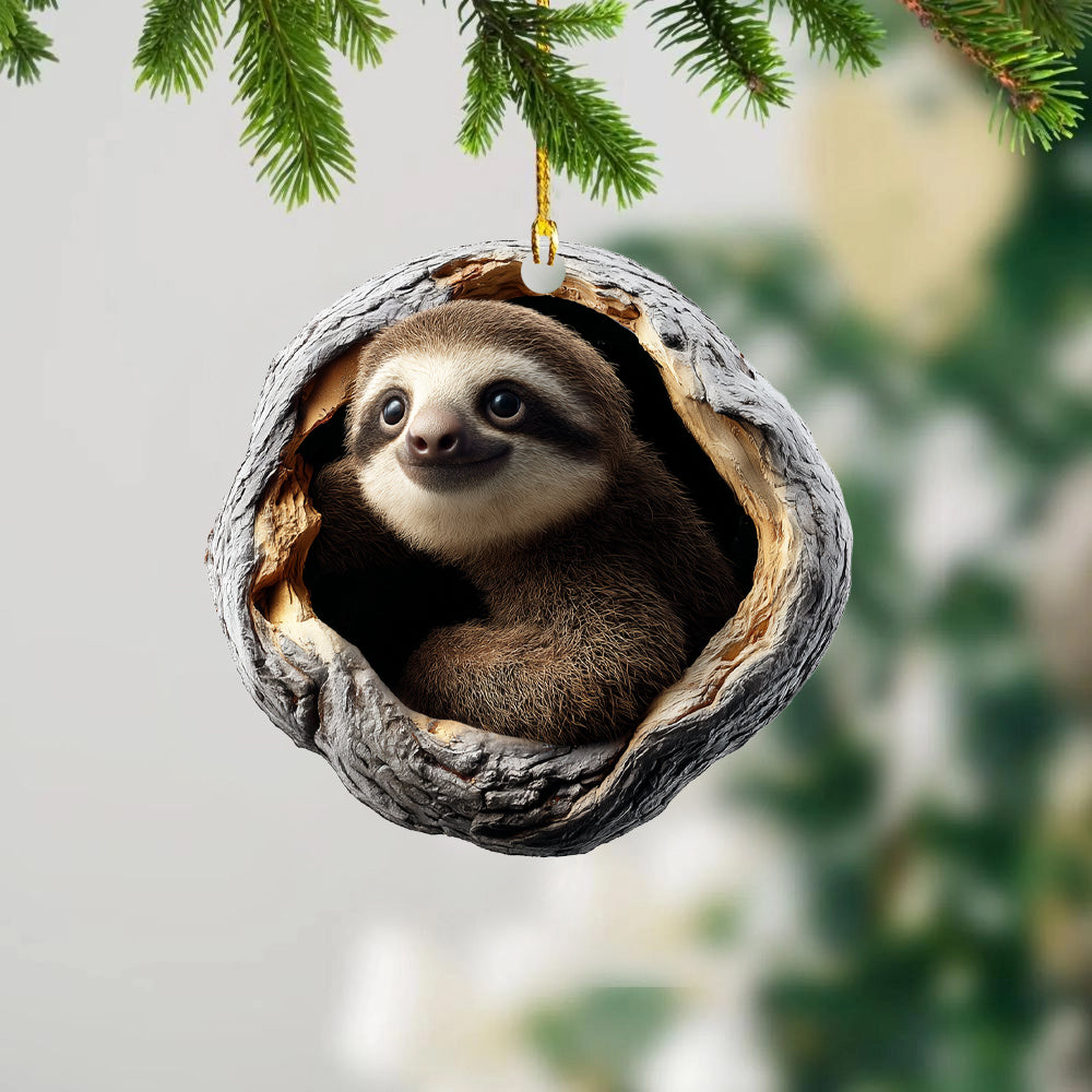 Sloth - Animal Christmas Ornament CH317