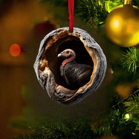 Turkey - Animal Christmas Ornament CH324