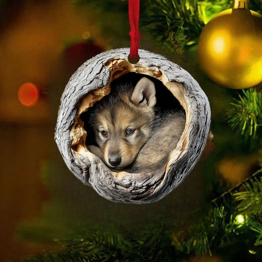 Wolf - Animal Christmas Ornament CH328