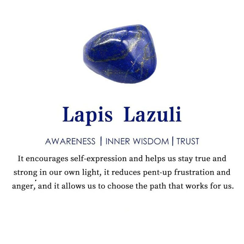 Handmade Natural Crystal Gemstone Sitting Dog - Lapis Lazuli