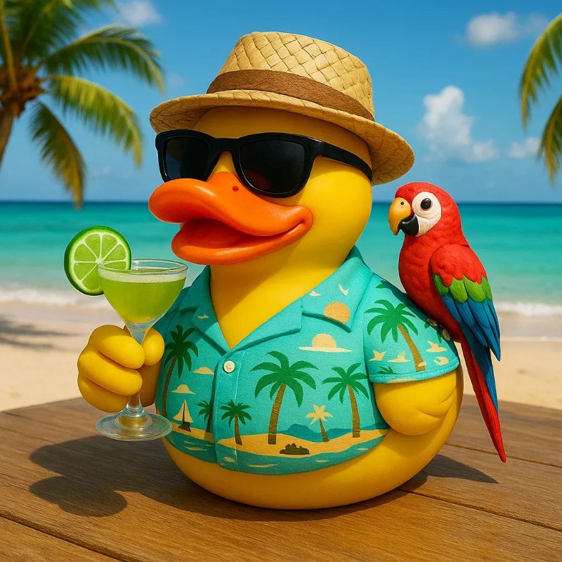 Jimmy Buffett Memorial Duck