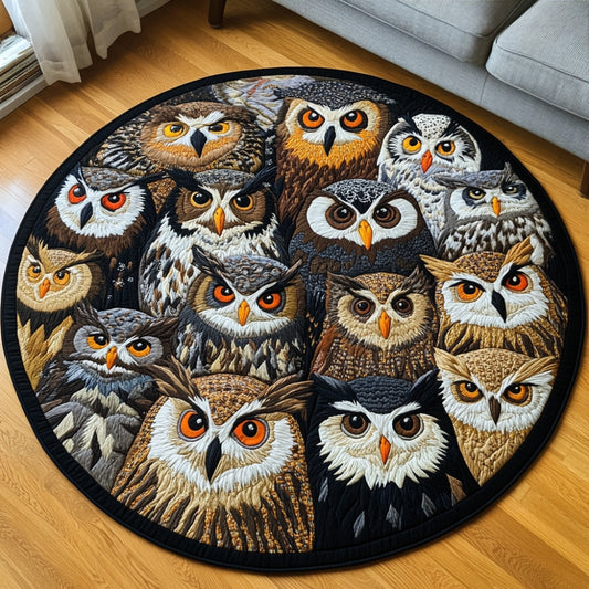 Wise Owl Round Rug - H569