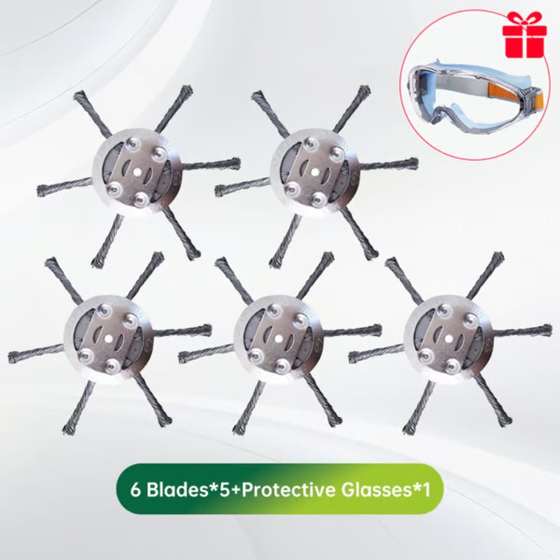 🔥BUY 2 GET 1 FREE👨🌾 6 inch Steel Wire Brush Cutter Trimmer Head