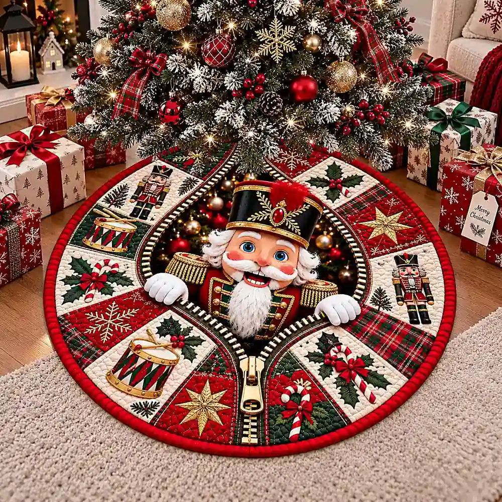 Christmas Nutcracker Round Rug - C058