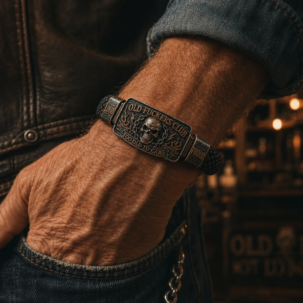 Old Fuckers Club & Wild Freedom | Limited Edition Vintage Bracelet