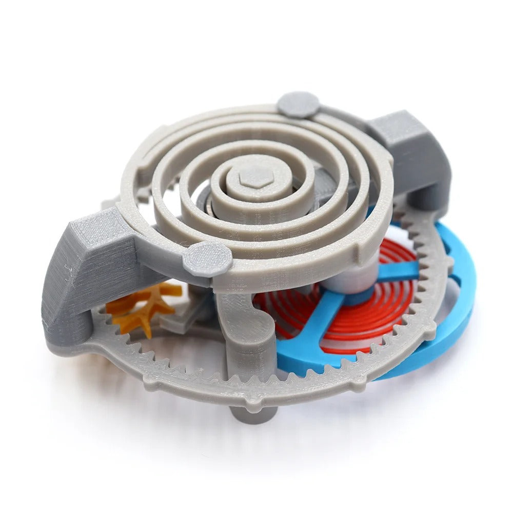 Internal structure model of mechanical watches - working principle of tourbillon DIY movement spring gear device