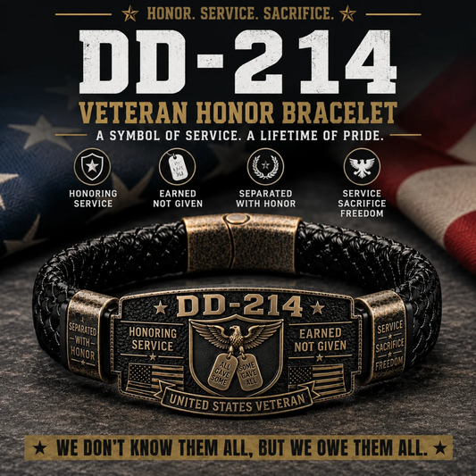 DD-214 Veteran Honor Bracelet