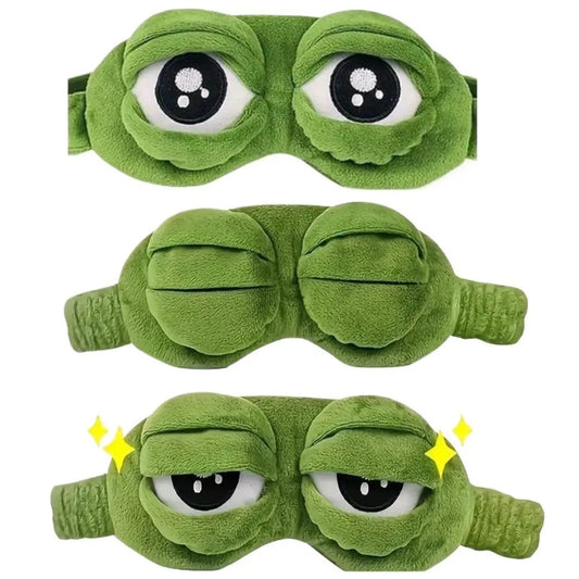 Cute 3D Frog Sleep Eye Mask