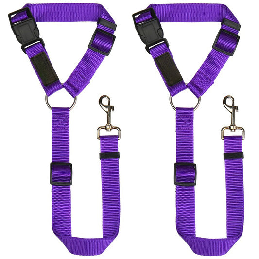 2 Pack Headrest Car Dog Safety Seatbelt