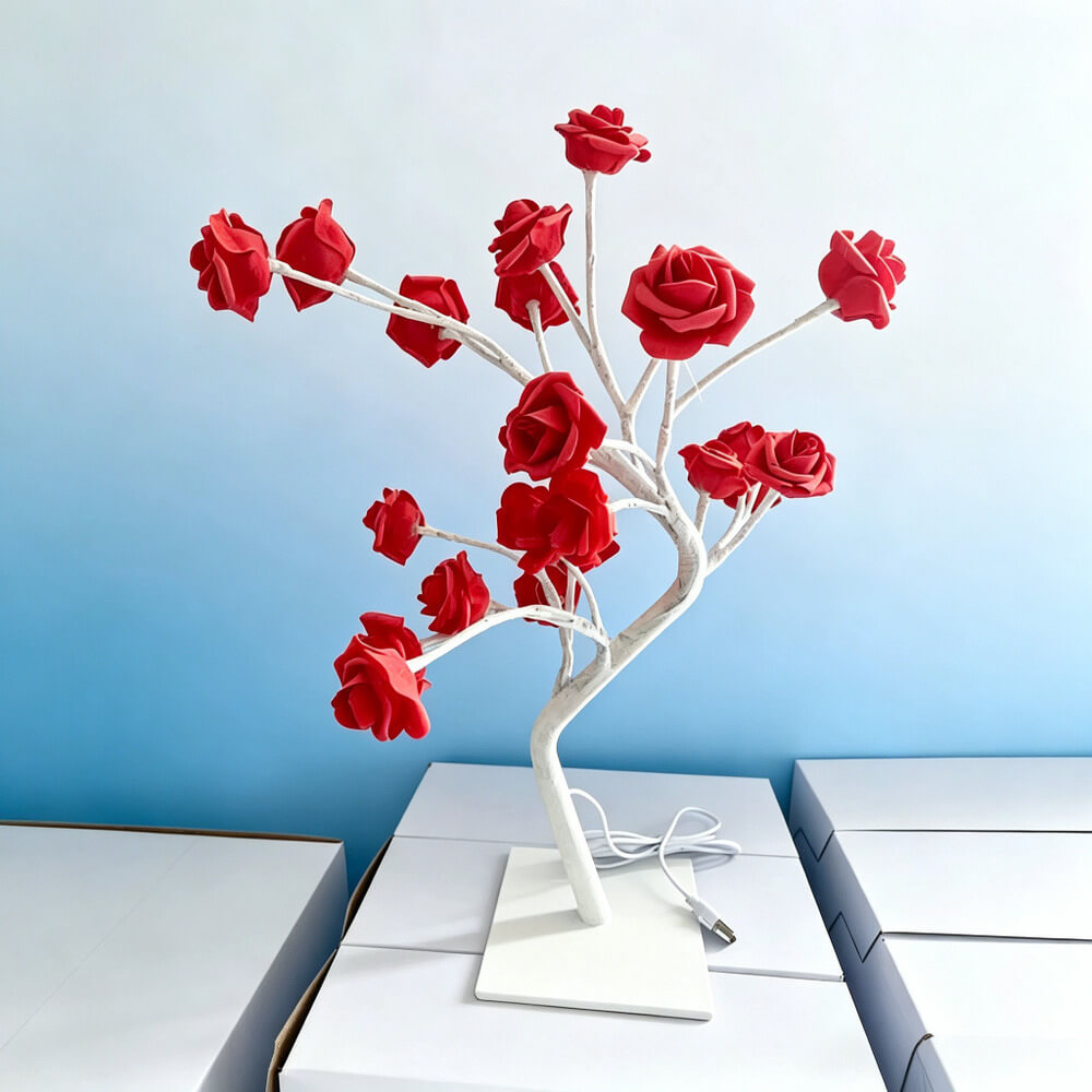 Rose Flower Tree Night Light β USB LED Table Lamp