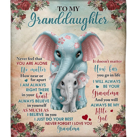 To My Granddaughter - From Grandma - A321 - Premium Blanket