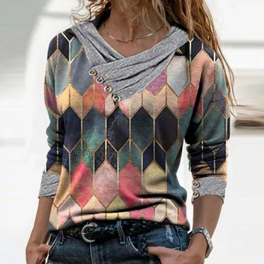 New Art Form Printed Top