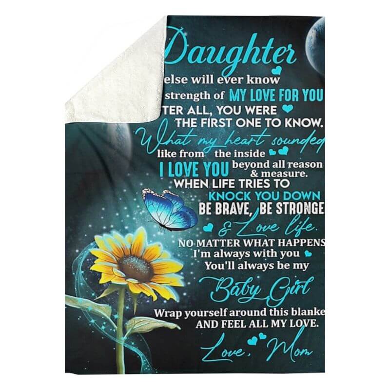 To My Daughter - From Mom - A375 - Premium Blanket